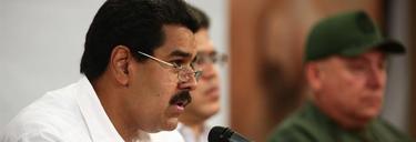 Maduro, durante la rueda de prensa | EFE