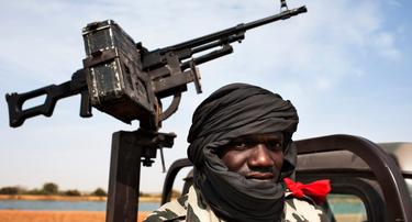 Un solado maliense en Diabaly. | Cordon Press