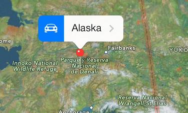 Imagen de los mapas de iPhone e Alaska. | IPhone