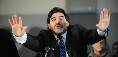 Maradona, en Npoles. | Cordon Press