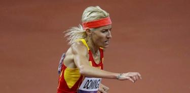 Marta Dom�nguez, durante la final de los 3000 metros obst�culos. | EFE