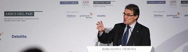 Artur Mas en el acto de este lunes | EFE