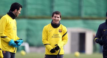 Leo Messi, durante un entrenamiento. | Archivo
