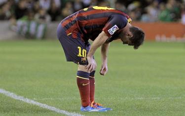 Leo Messi se lesion ante el Betis. | EFE