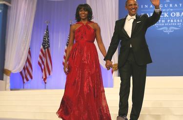 Michelle Obama y su vestido rojo | Cordon Press
