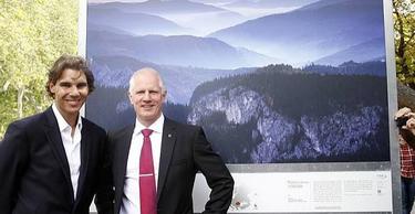 Rafa Nadal inaugura una exposición fotográfica en Madrid. | Cordon Press