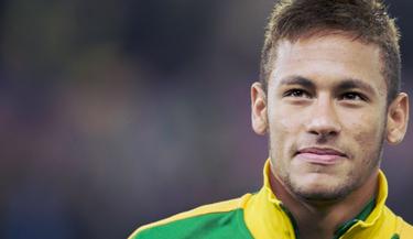 Neymar, durante un partido con la seleccin brasilea. | Archivo