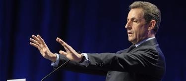 Nicolas Sarkozy, durante un mitin en Nancy. | EFE