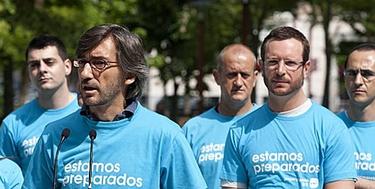 Javier Maroto junto a Iaki Oyarzbal, en un acto de campaa. | EFE