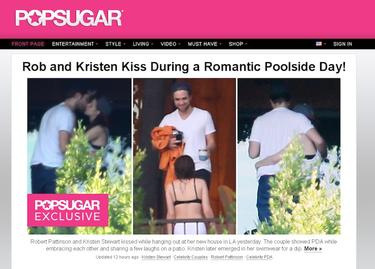Popsugar ha publicado la exclusiva del beso