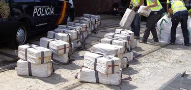 Cocana incautada a los narcos en Cdiz. | EFE
