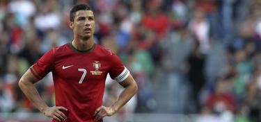 Cristiano Ronaldo, con la mirada perdida. | EFE