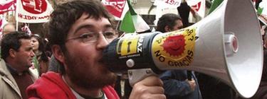 El militante de IU detenido, Rafael Gonzlez Garca de Vinuesa | EFE