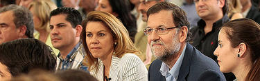 Snchez Camacho, Rajoy, Cospedal y Floriano | Tarek PP