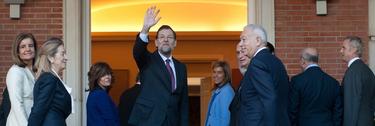 Rajoy saluda, en la presentacin de su equipo | Moncloa