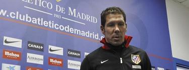 Diego Simeone, entrenador del Atltico de Madrid. | EFE