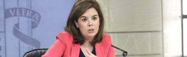 Soraya, en el Congreso | EFE