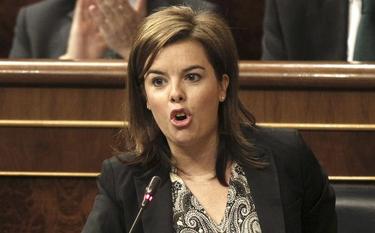 Soraya, en el Congreso este mircoles | EFE