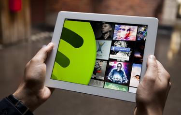 La aplicacin de Spotify para iPad. | Spotify