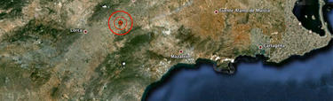 El epicentro del terremoto de Lorca | Archivo