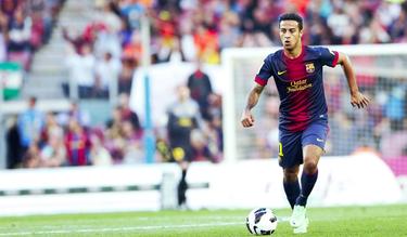 Thiago Alcntara, durante un partido del Barcelona. | Cordon Press