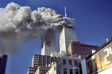 Las torres gemelas minutos despus del impacto de los aviones. | Flickr/CC/Cyril Attias