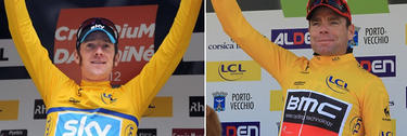 Bradley Wiggins y Cadel Evans, los grandes favoritos para ganar el Tour. | LD