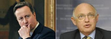 El primer ministro britnico David Cameron y el ministro de Exteriores argentino Hctor Timerman. | EFE