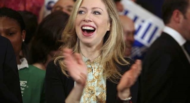 Chelsea Clinton, hija de Bill y Hilary Clinton.