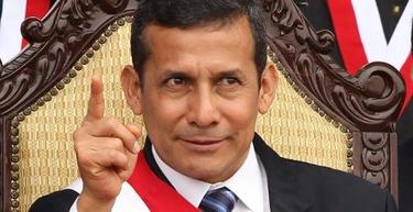 Humala, en un acto oficial durante la fiesta nacional. | EFE