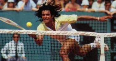 Yannick Noah, durante su poca como tenista. | Archivo