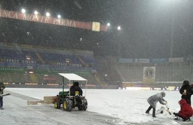 El estadio del Parma, el Ennio Tardini.