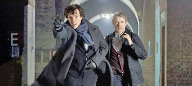 Benedict Cumberbatch y Martin Freeman son Holmes y Watson