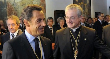 El obispo Vives y Sarkozy, coprncipes de Andorra
