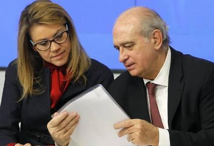 María Dolores de Cospedal y Jorge Fernández Díaz