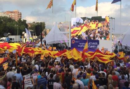 Acto de SCC en la Diada de 2014 |  Sociedad Civil Catalana