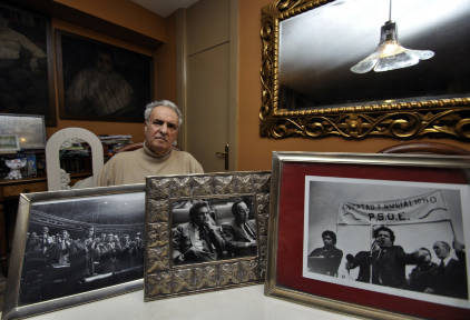 Enrique Múgica, en su domicilio madrileño I David Alonso