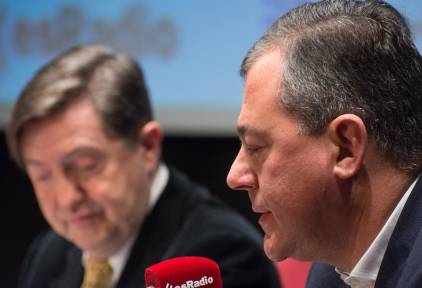 José Luis Sanz junto a Federico Jiménez Losantos