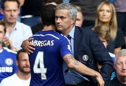 José Mourinho y Cesc Fábrega.s | Archivo