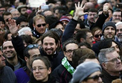 Manifestación de Podemos. | C.Jordá