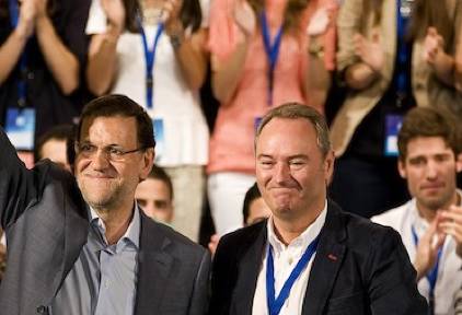 Rajoy y Fabra, en un acto en la Comunidad Valenciana.