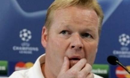 Ronald Koeman en su etapa como entrenador del Valencia