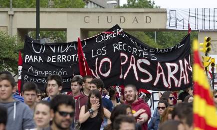 Huelga de estudiantes universitarios |  David Alonso Rincón