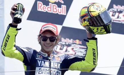 Valentino Rossi reconoció que el podio le supo como una victoria | EFE