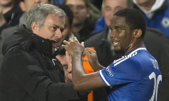 Eto'o y Mourinho en el Chelsea. |  Archivo 