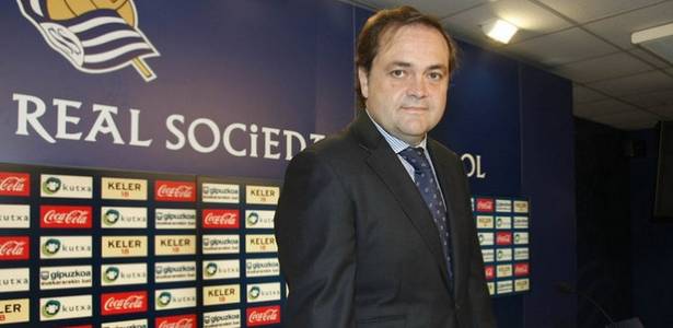 Jokin Aperribay, presidente de la Real Sociedad. | EFE/Archivo