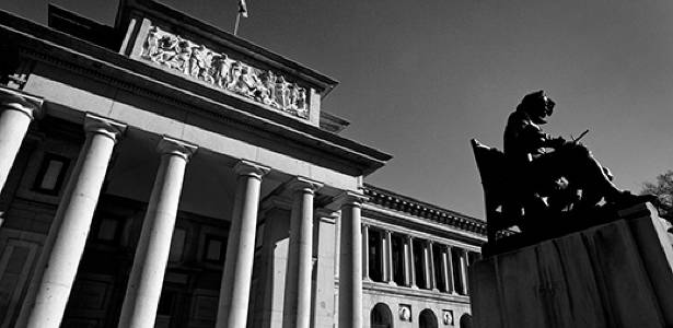 Fachada del Museo del Prado, en Madrid.