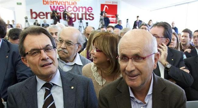 Artur Mas y Duran Lleida en la presentacin del programa electoral de CIU | EFE