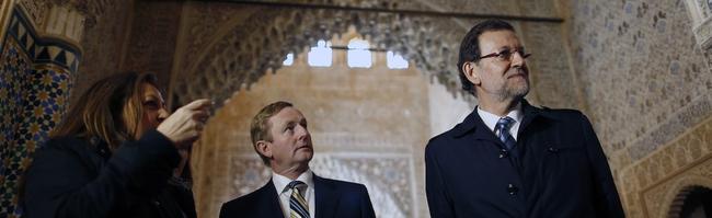 Rajoy, junto al primer ministro irlands en la Alhambra de Granada | Diego Crespo