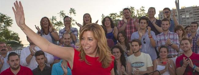 Susana Díaz, en un acto tras conocerse el resultado | EFE